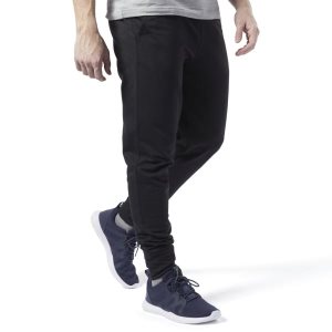 Spodnie Męskie Reebok Training Essentials Logo Jogger Czarne PL 13SNWIF